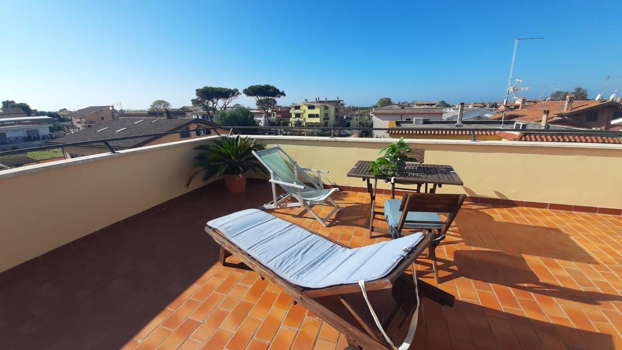 La Terrazza Sul Faro Fiumicino Exterior foto