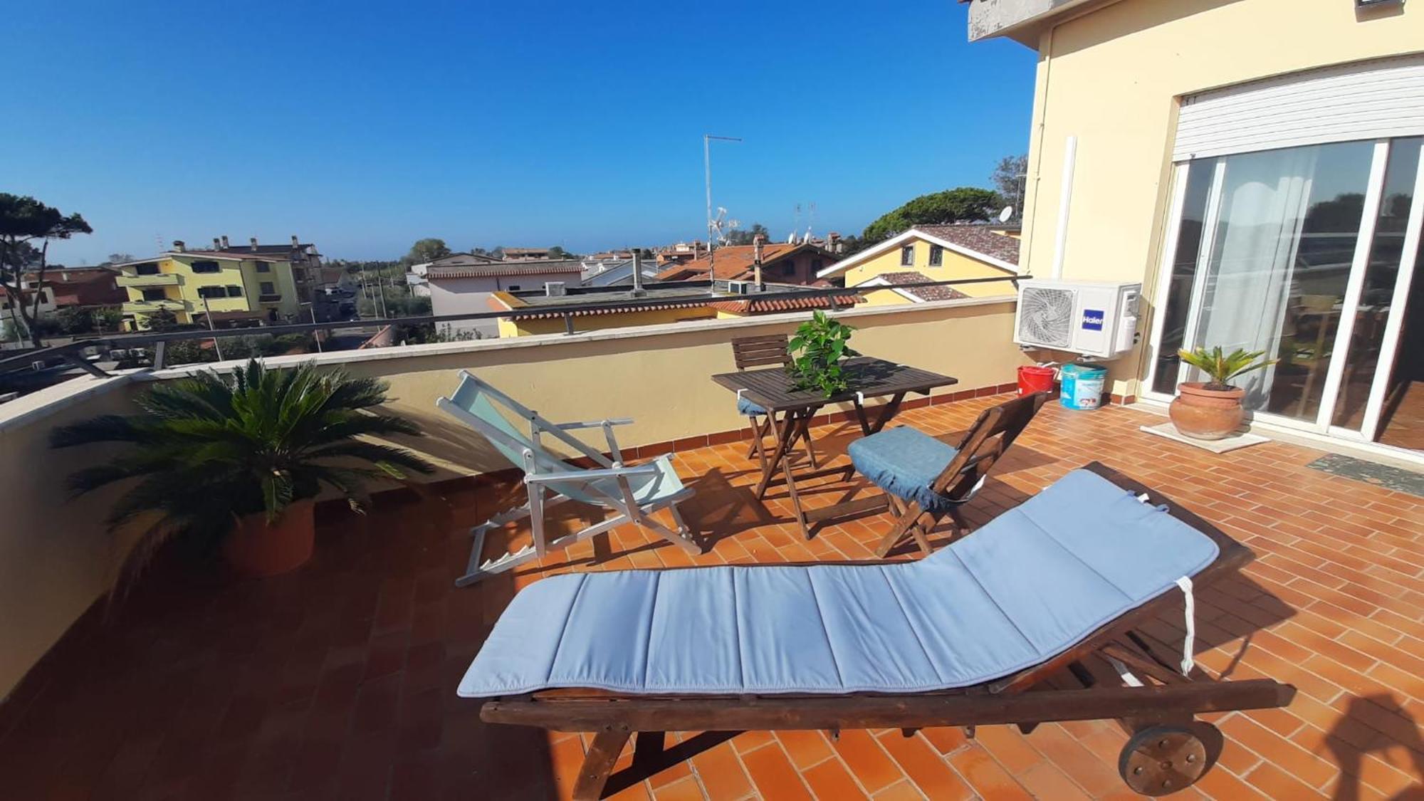 La Terrazza Sul Faro Fiumicino Exterior foto